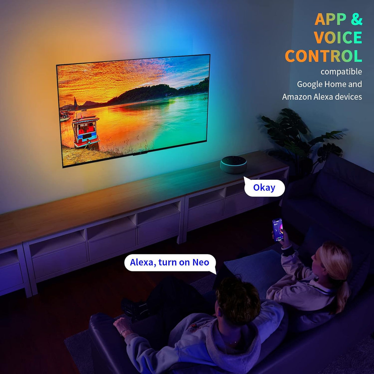 HDMI 2.0 Sync Box & TV LED Backlight Kit Q223424