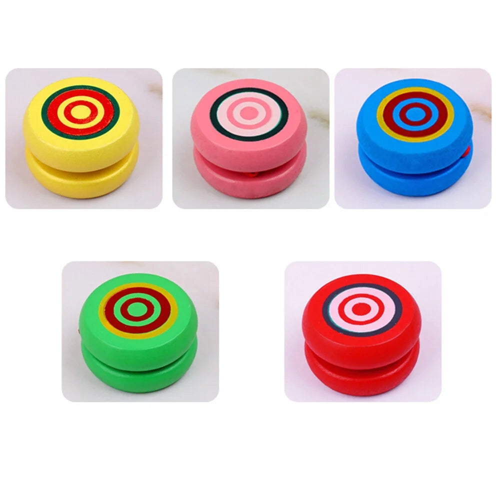 4pcs Wooden Educational Yoyo Toy C845996