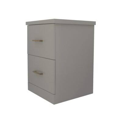 White Alder 2-Drawer Vertical Filing Cabinet Q58436