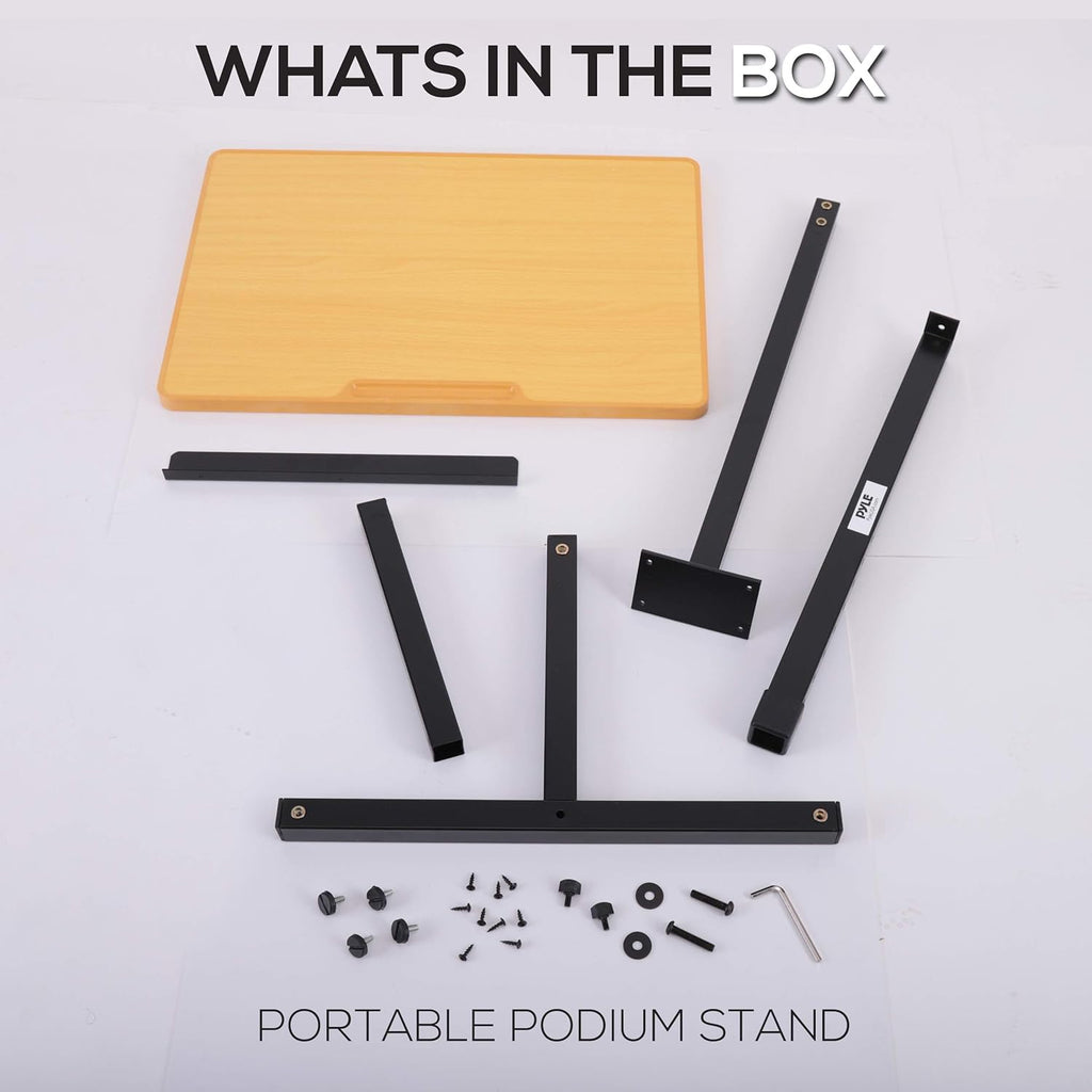 Portable Floor Lectern Podium Stand, Adjustable, Pack of 2 G669360