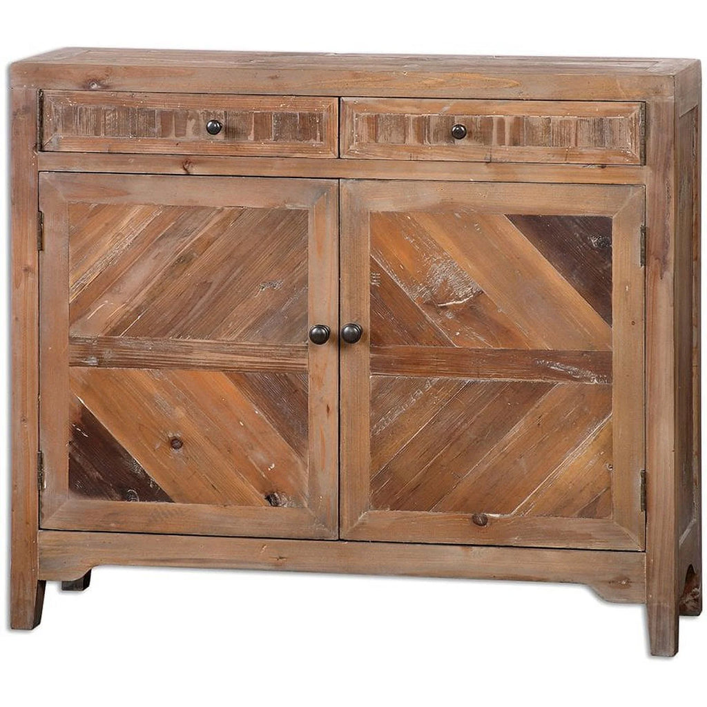 Reclaimed Wood Console Cabinet R55437