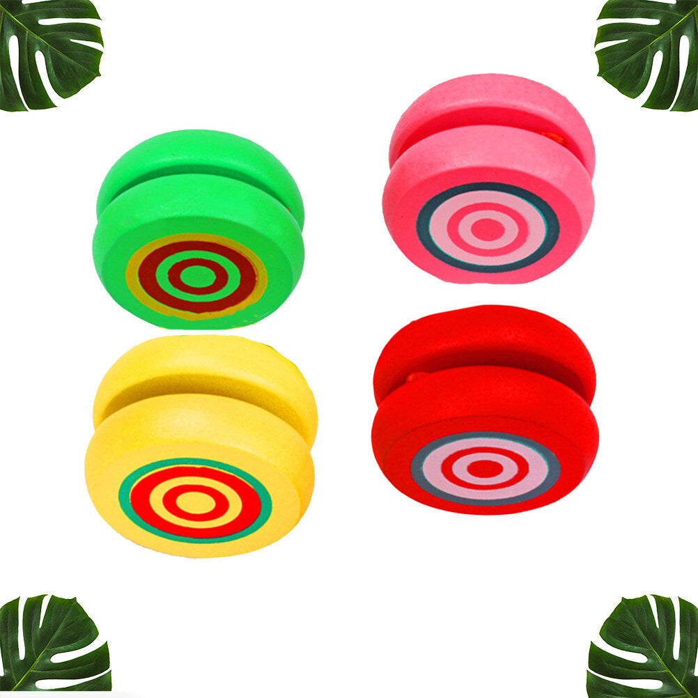 4pcs Wooden Educational Yoyo Toy C845996