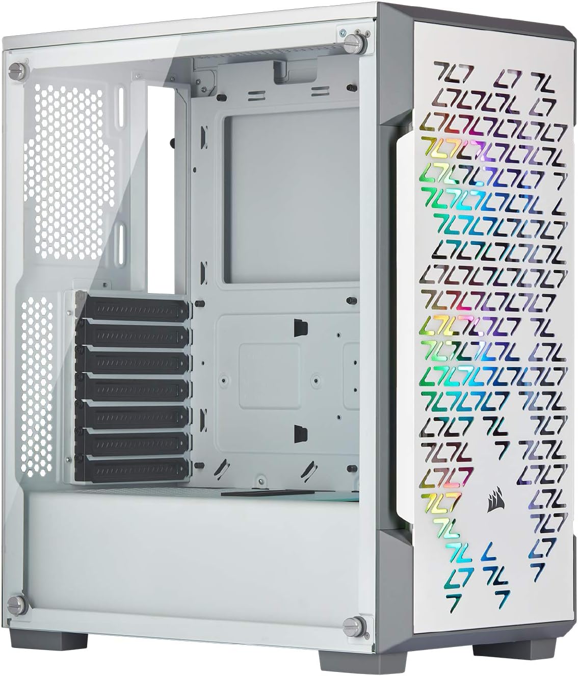 Black Tempered Glass Mid-Tower Smart Case R479744