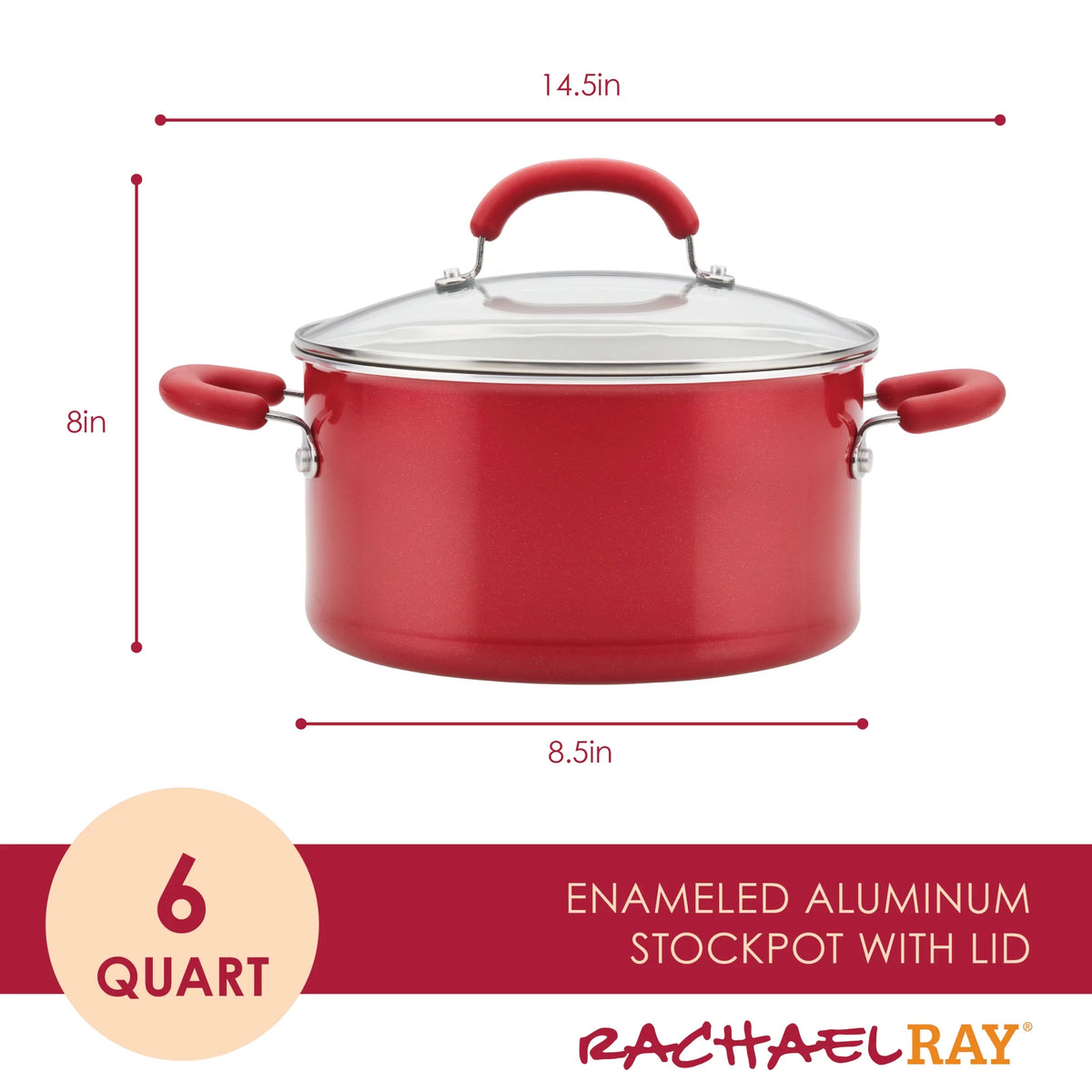 6 Qt Aluminum Nonstick Stockpot K59070