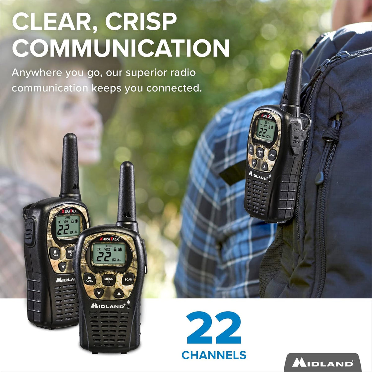 22 Channel FRS Two Way Radios 2-Pack Y83992