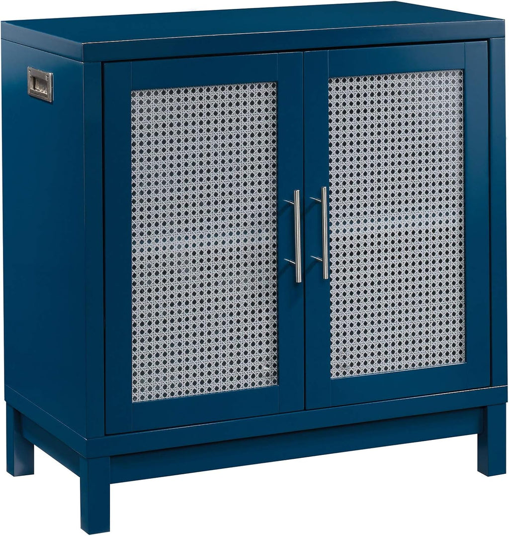 Navy Accent Storage Cabinet B823