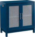 Navy Accent Storage Cabinet B823