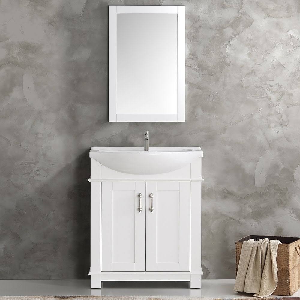 Gray Traditional Bathroom Vanity Z655375