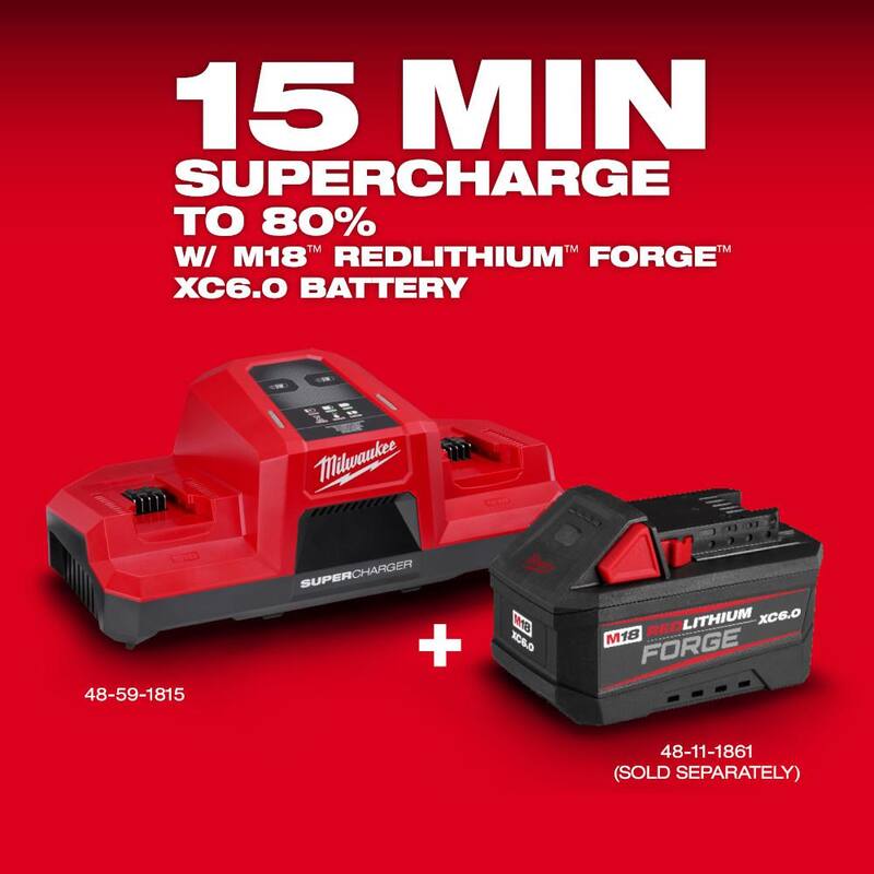 18V Dual Bay Super Charger U107
