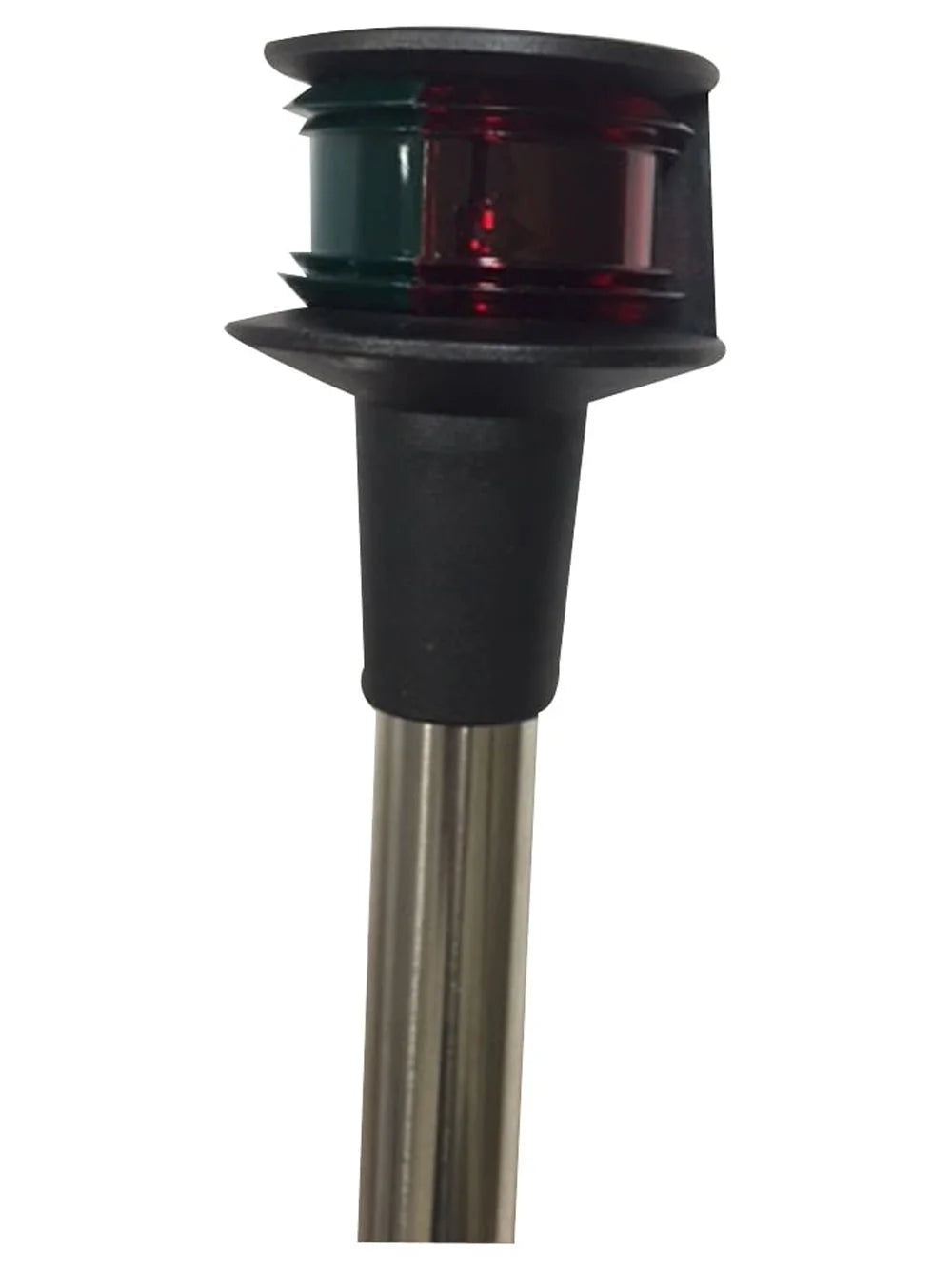 Red Green Angled Pole Bow Light with 2-Prong Pole Base D131573