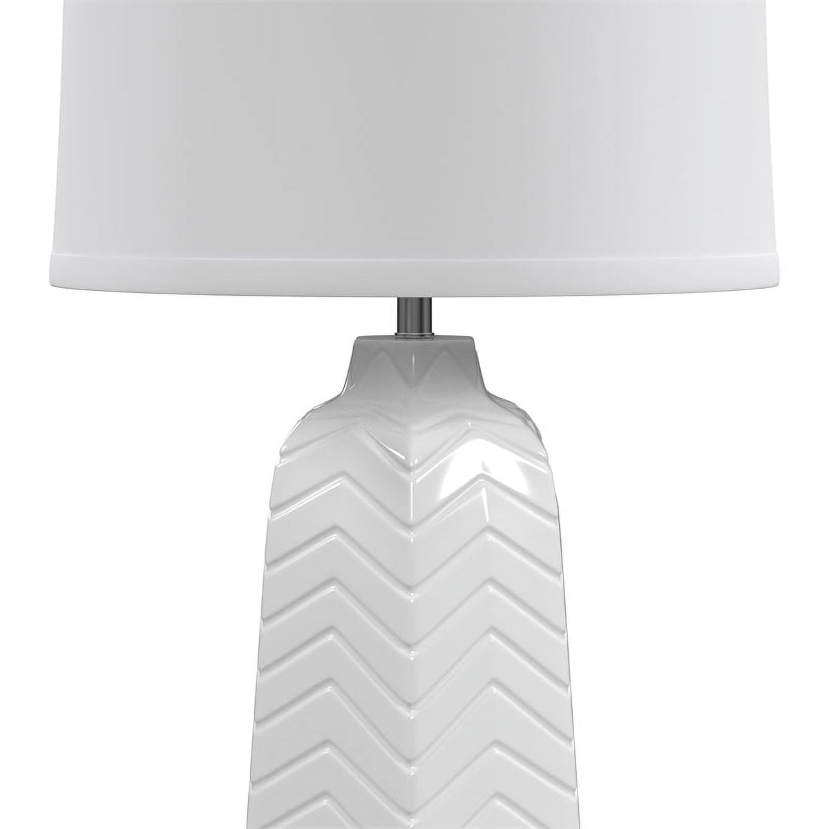 White Ceramic Table Lamp T61512