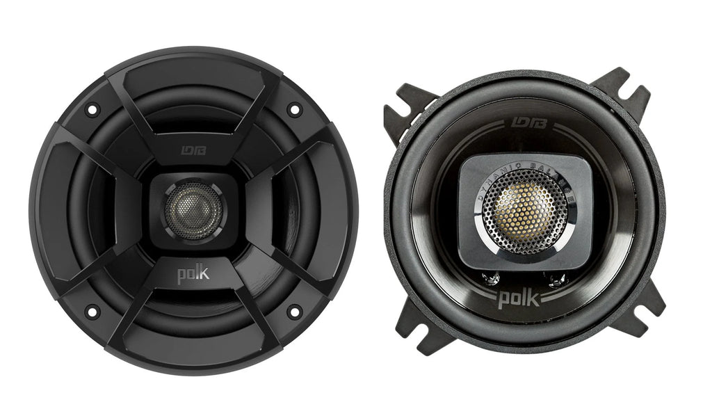 Black 4 Inch 2 Way Car Marine Speakers Y24504