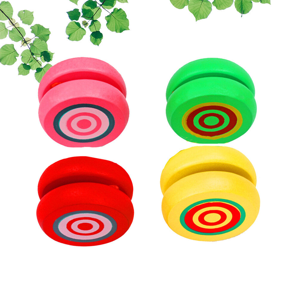 4pcs Wooden Educational Yoyo Toy C845996
