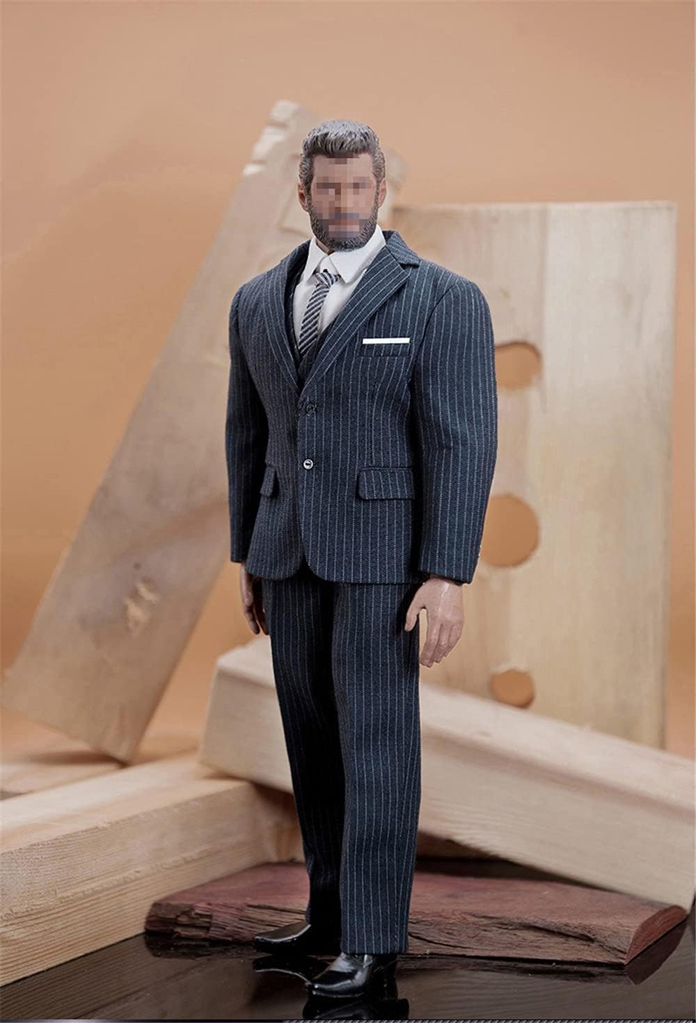 1/6 Scale Coat Shirt Waistcoat Pants Shoes Suit for 12 inch Male Action Figure L35029