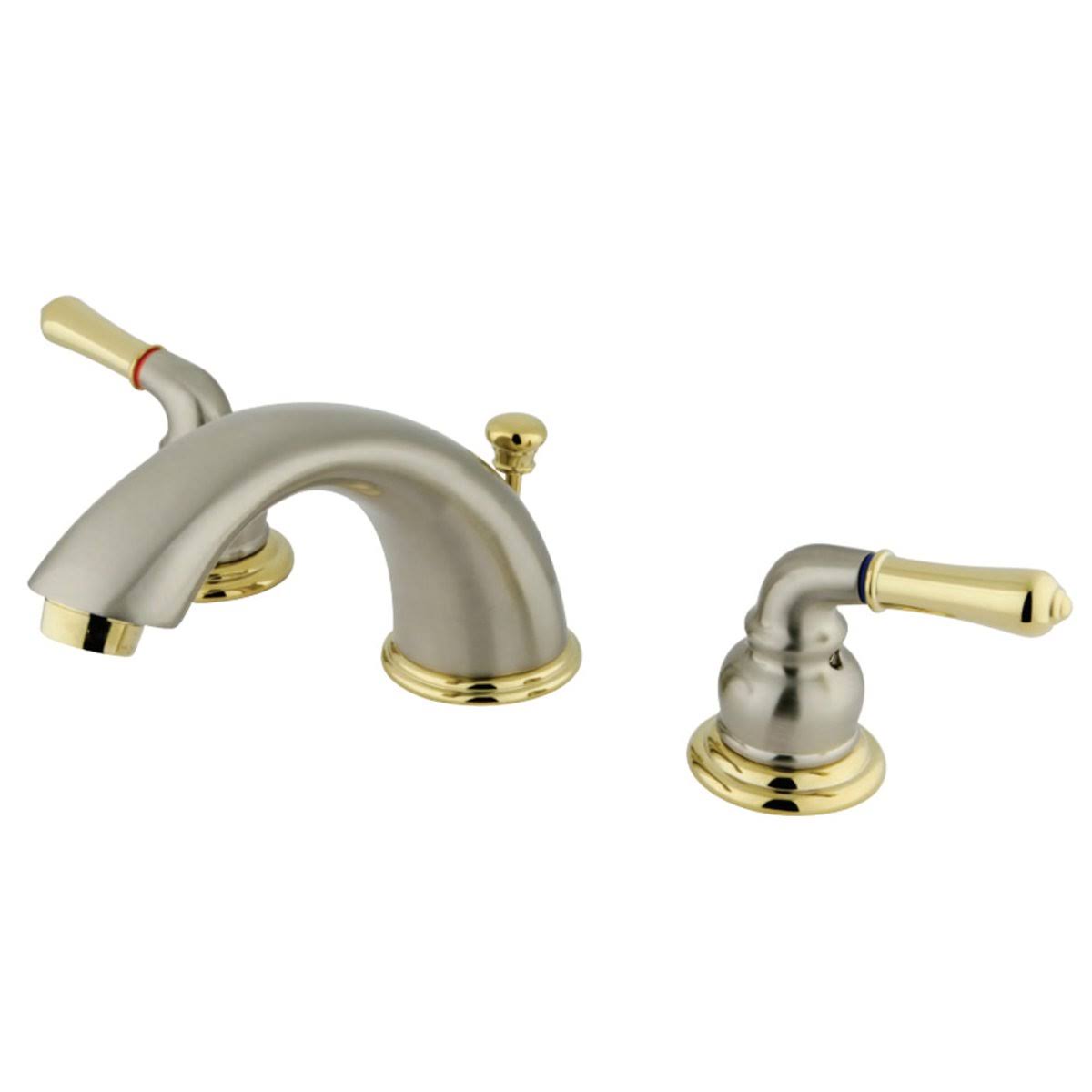 Polished Brass Widespread Lavatory Faucet W583