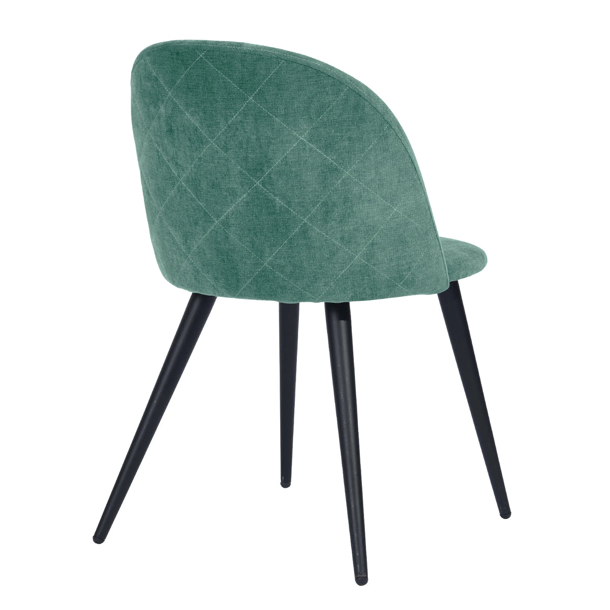 Green Fabric Upholstered Dining Chairs Set of 2 J230