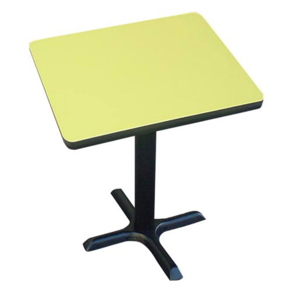 Square Breakroom Pedestal Table Medium Oak X40859