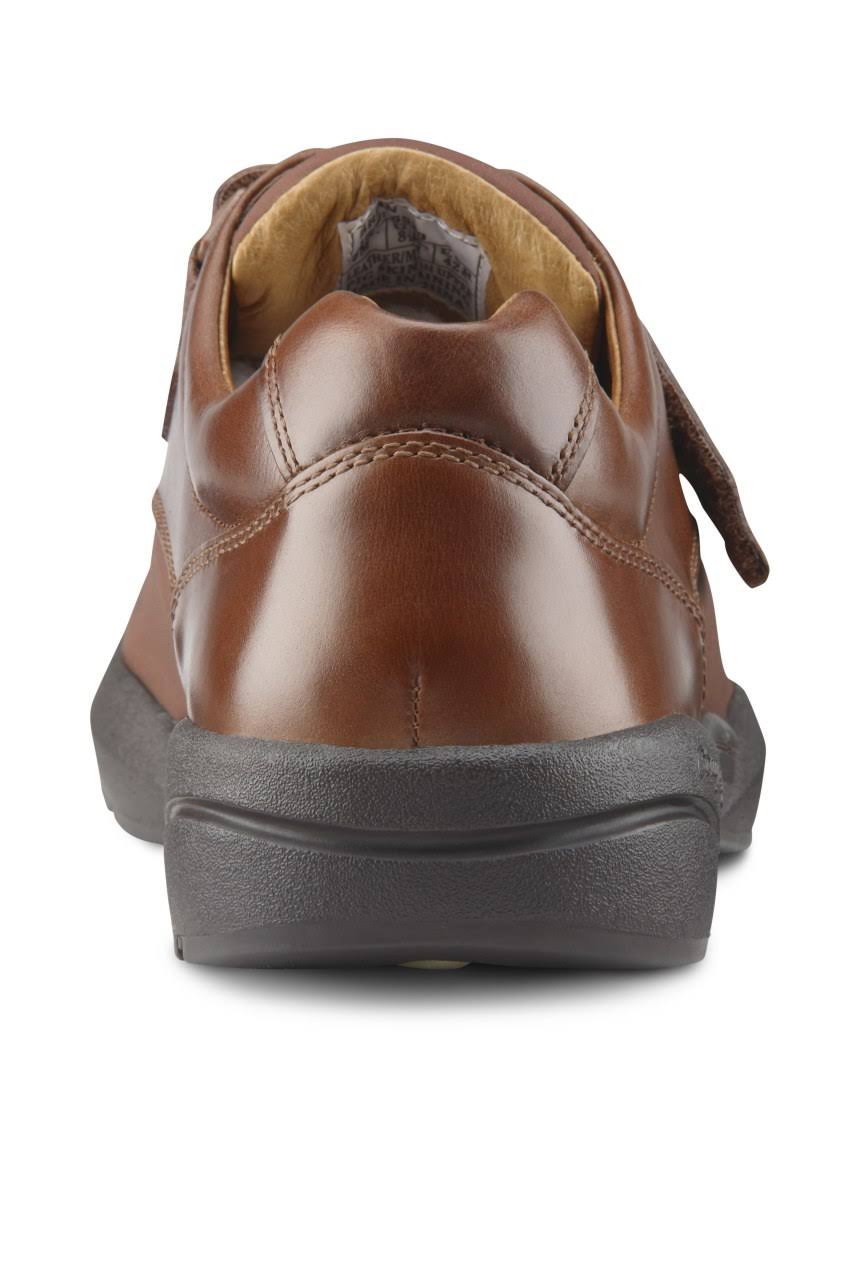 Brown X-Wide Velcro Casual Shoe P945