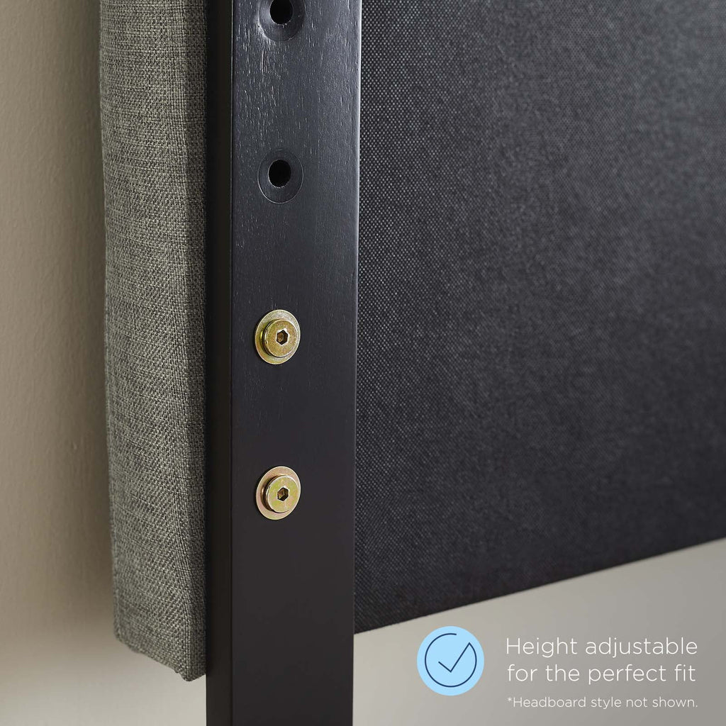 Full Size Grey Wood Headboard A8017