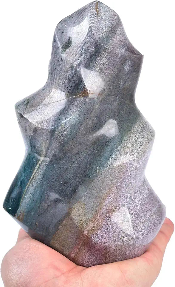 Flame Shaped Stone Towers Obelisk Natural Healing Crystal 4.4-5.0LBS Z65601