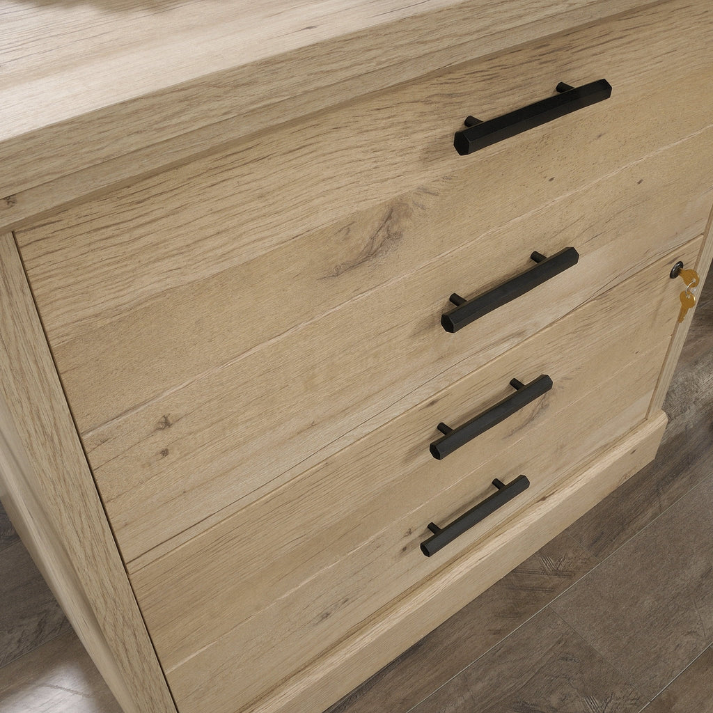 2 Drawer Wooden Lateral File Cabinet with Lock K66750