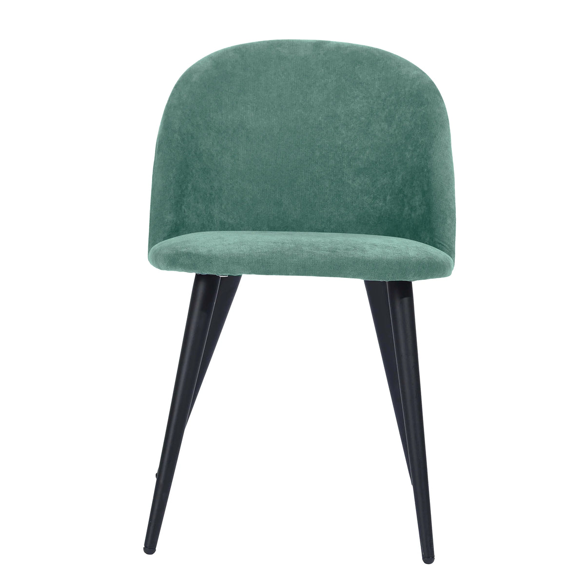 Green Fabric Upholstered Dining Chairs Set of 2 J230