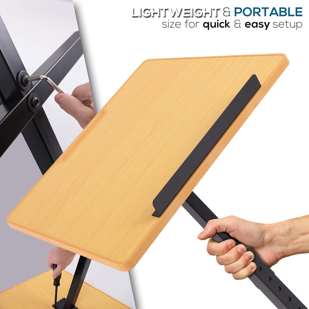 Portable Floor Lectern Podium Stand, Adjustable, Pack of 2 G669360