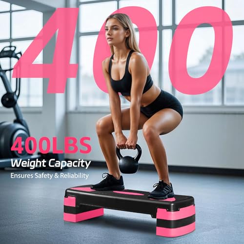 Adjustable Aerobic Step Platform with Risers C4577