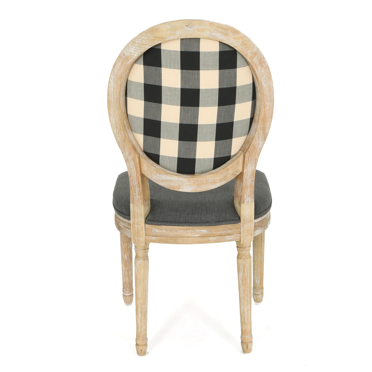 French Country Fabric Dining Chairs, Set of 4 T57667