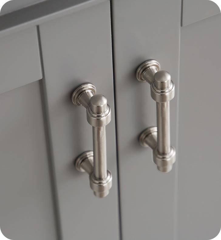 Gray Traditional Bathroom Vanity Z655375