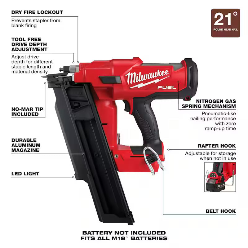 18-Volt Lithium-Ion Brushless Cordless Framing Nailer N2429
