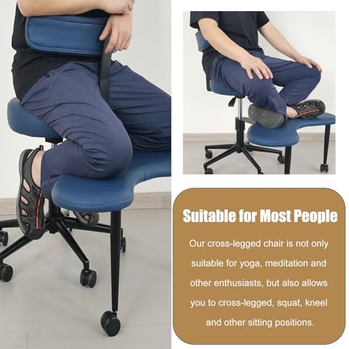 Adjustable Ergonomic Kneeling Chair (Blue) V45192