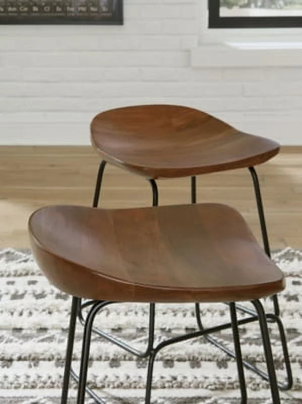 Counter Height Stool Brown/Black C8025