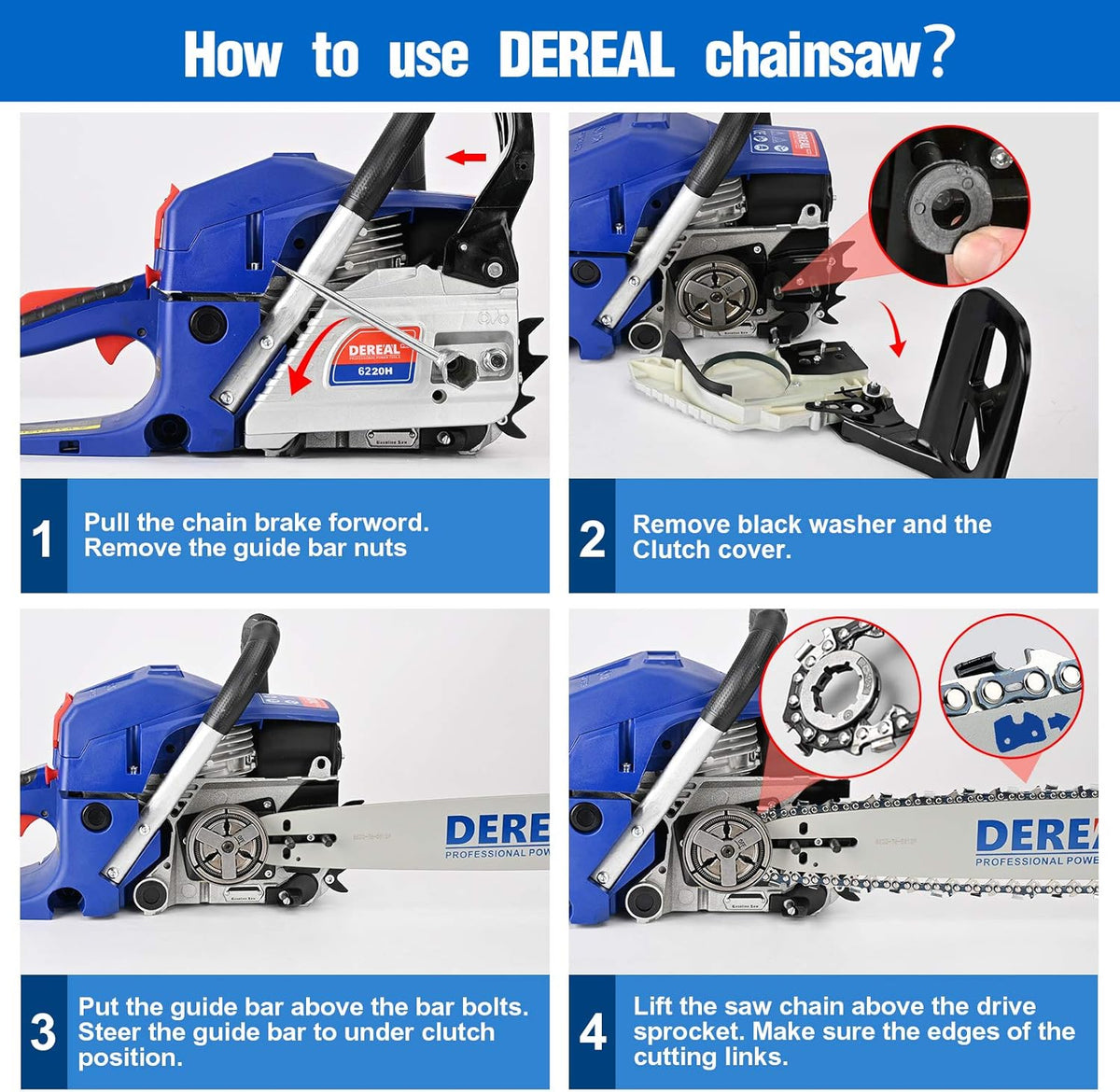 18-Inch Gas Powered Chainsaw N823237