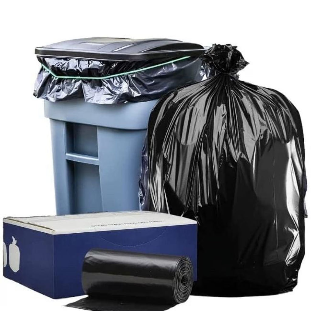 Black 64 Gallon Trash Bags, 50 Count W891
