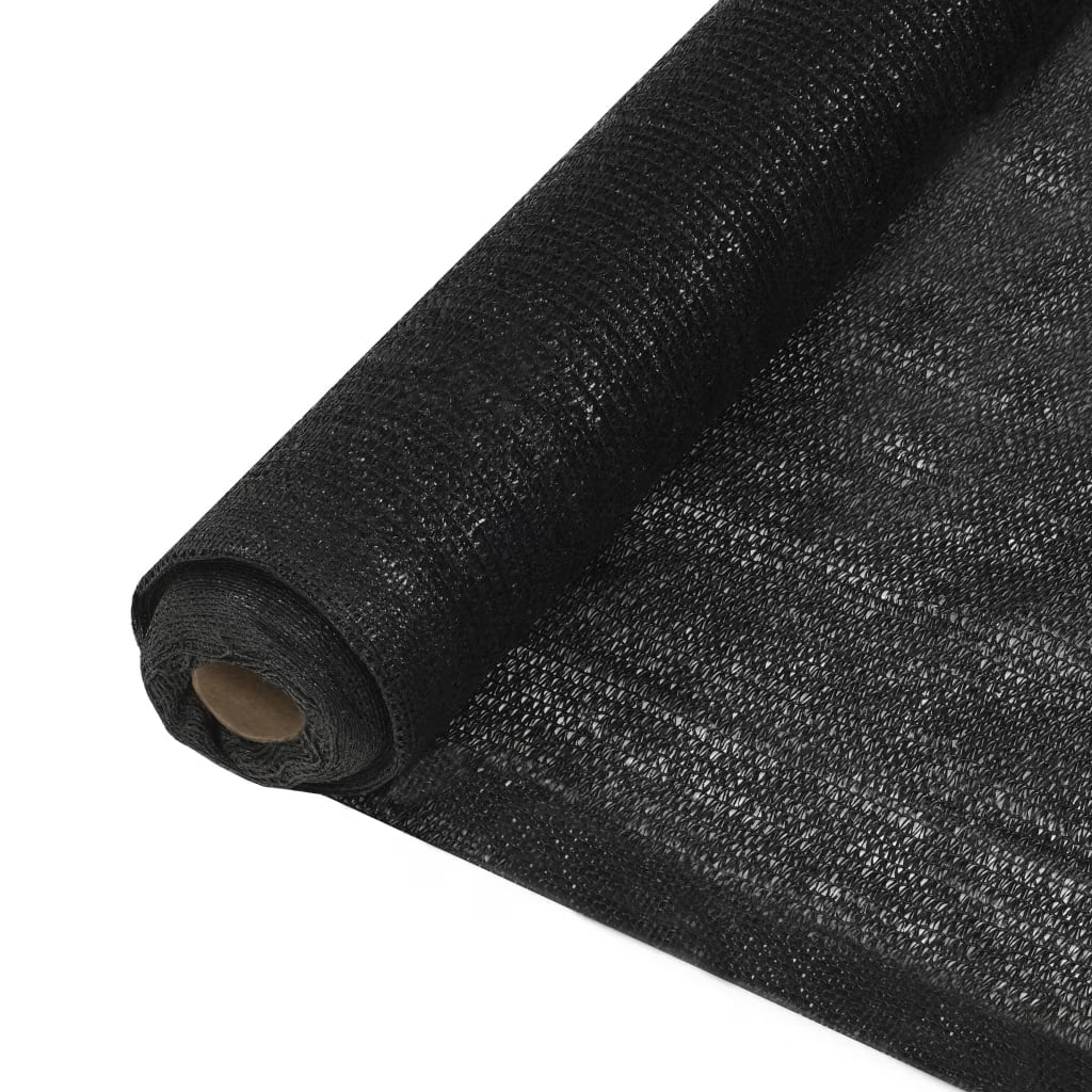 Black HDPE Privacy Net 3.3'x82' Q899809