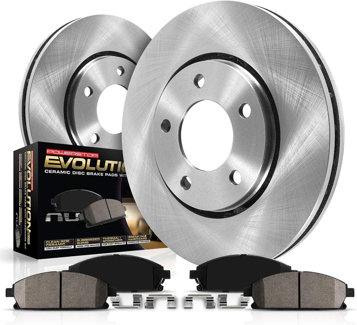 Front Brake Pad and Rotor Kit Q982