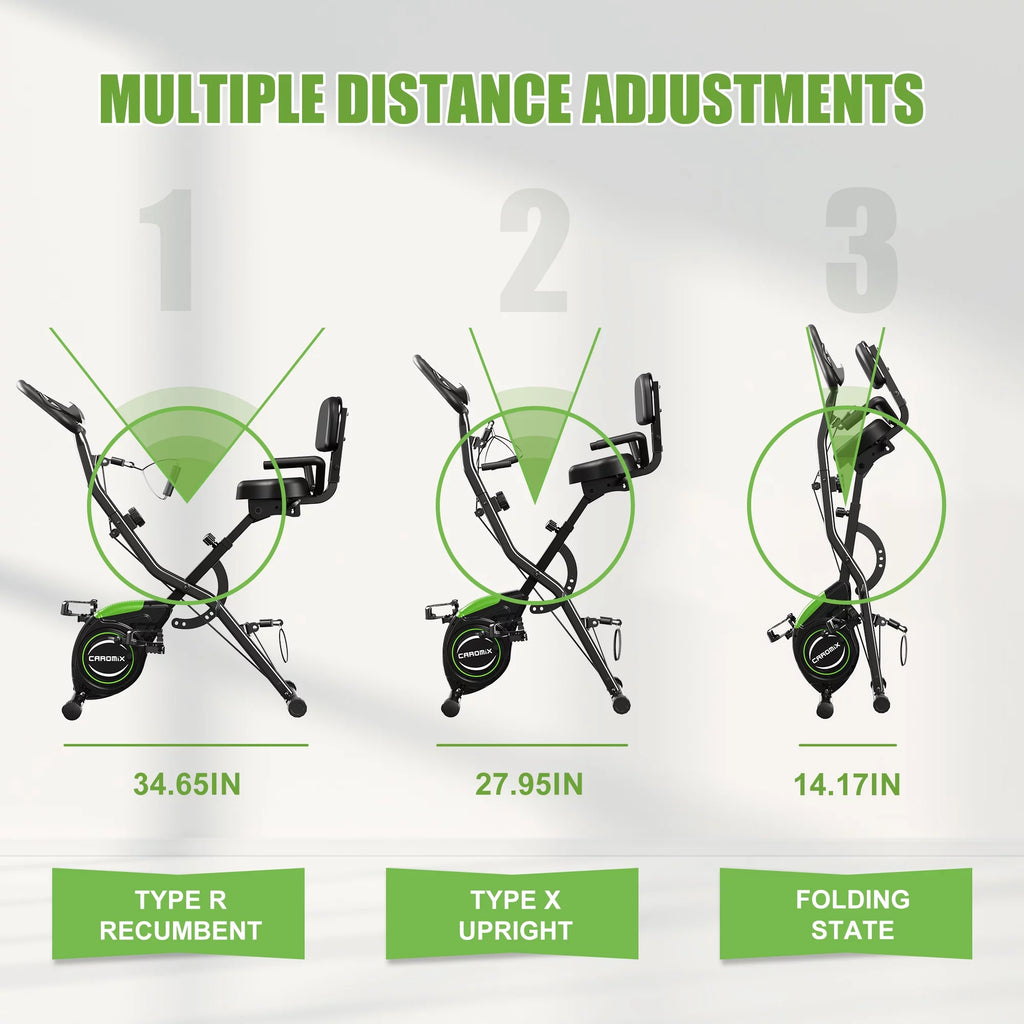 Folding Exercise Bike 16-Level Magnetic Resistance R760