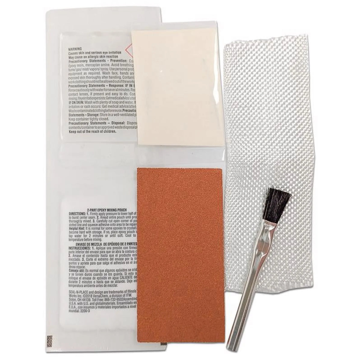 1.06 Oz. Fiberglass, Porcelain & Plastic Epoxy Repair Kit N802837