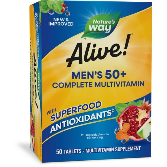 Men's 50+ Multivitamin Tablets P387