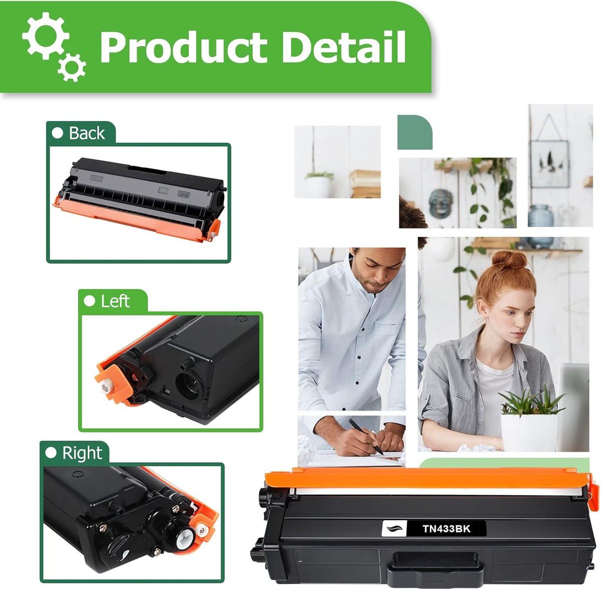 Compatible TN433 Toner Cartridge 4-Pack R622