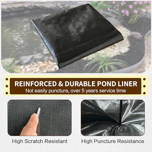 Reinforced 5-layer PE pond liner (0.63oz/sq ft) F7111
