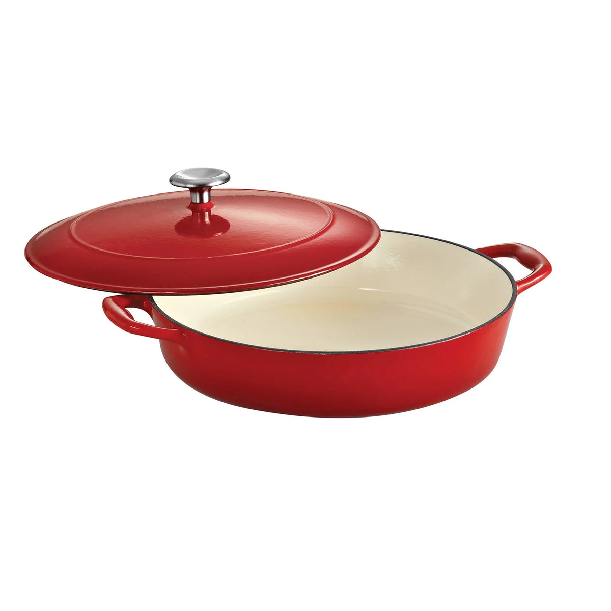 Enameled Cast Iron 4 qt. Covered Braiser D5101