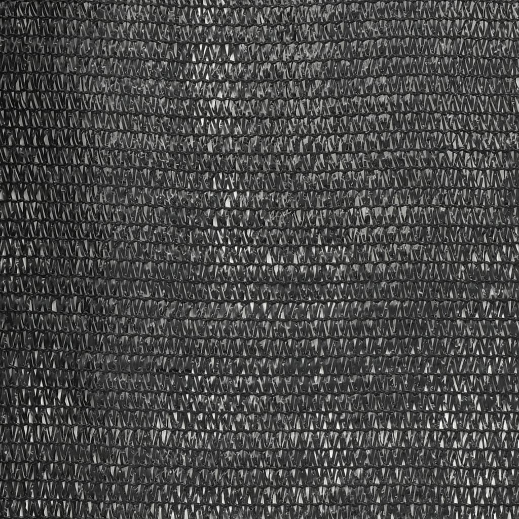 Black HDPE Privacy Net 3.3'x82' Q899809