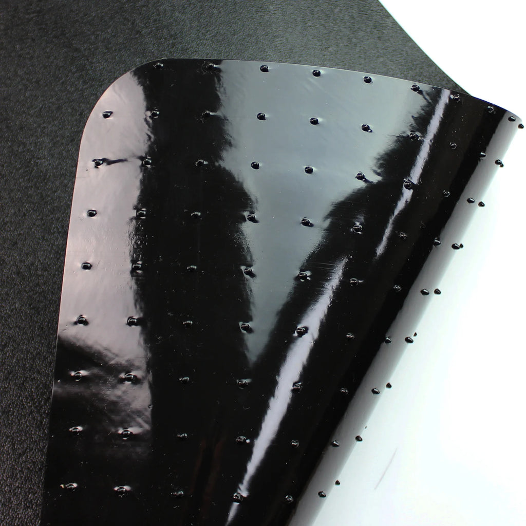 Black Vinyl Lipped Chair Mat for Carpets 36" x 48" R73138