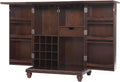 Vintage Mahogany Expandable Top Bar Cabinet C9926