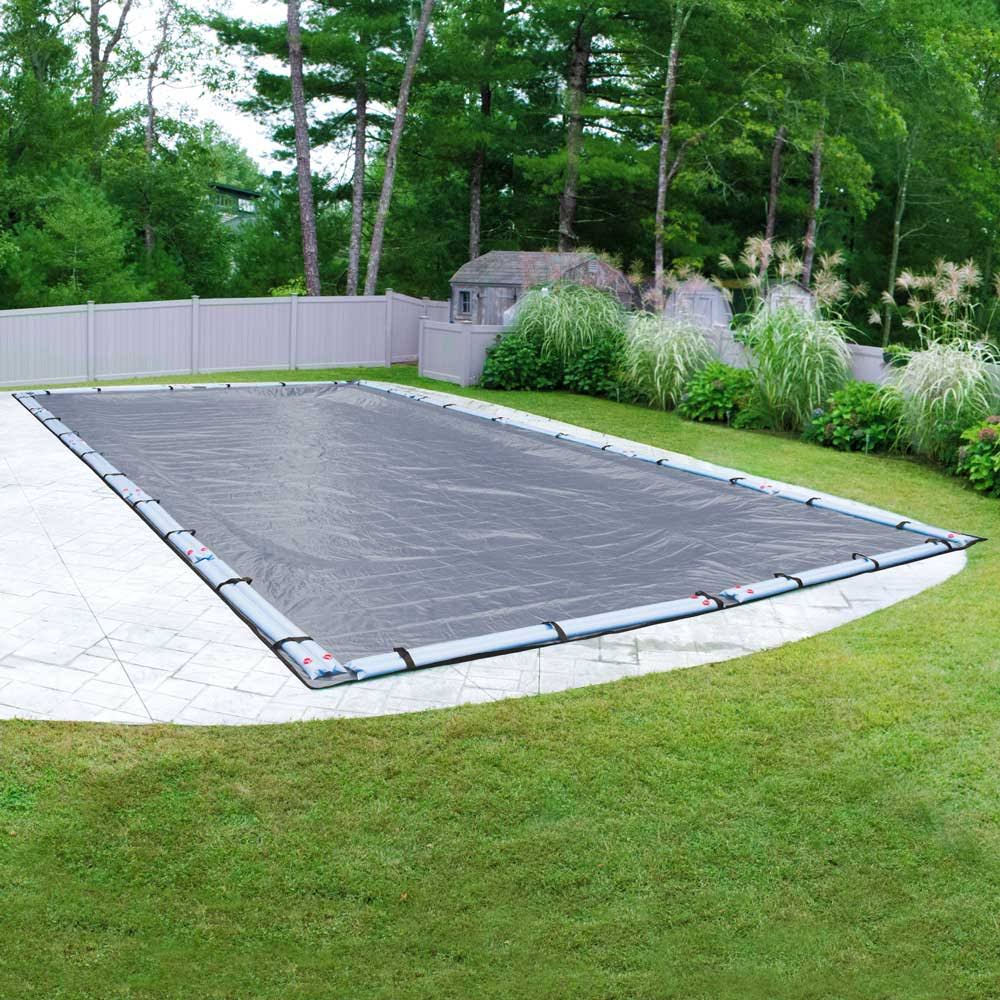 15-Year Rectangular Winter Pool Cover, 16 x 36 ft., Blue O88753