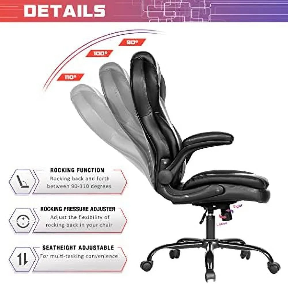 Big and Tall Fabric Office Chair 400lbs Heavy Duty Executive Desk Chair Z356909