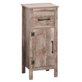 Bathroom Floor Cabinet with Drawer and Adjustable Shelf D53829