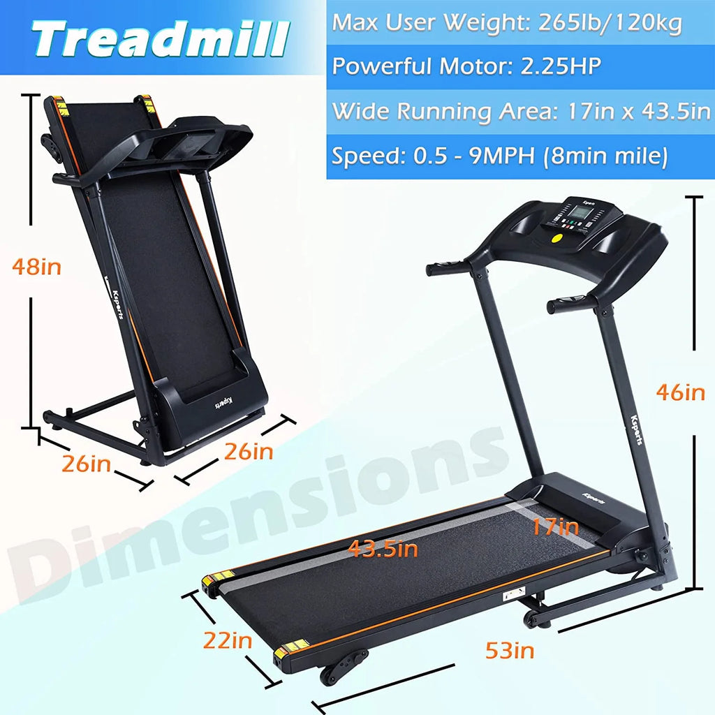 Multi Function Treadmill with Inclines K62178